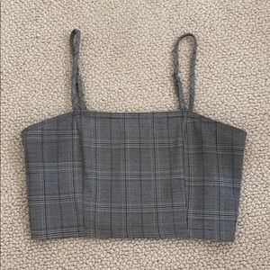 Plaid Crop Top